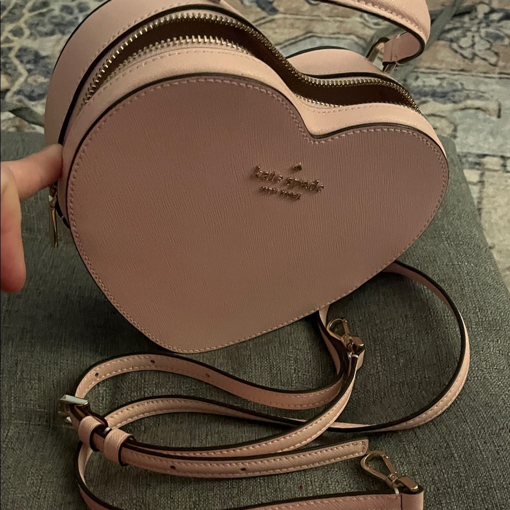 Kate Spade New York Love Shack Heart ❤️ Crossbody in Pink, NWOT